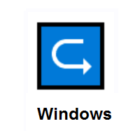 Left Arrow Curving Right on Microsoft Windows