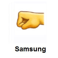 Left-Facing Fist on Samsung