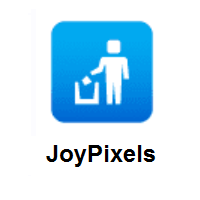 Litter in Bin Sign on JoyPixels