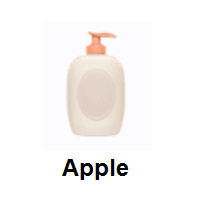 Lotion Bottle on Apple iOS