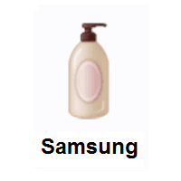 Lotion Bottle on Samsung