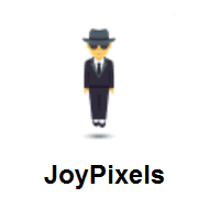 Person in Suit Levitating on JoyPixels