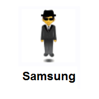 Person in Suit Levitating on Samsung