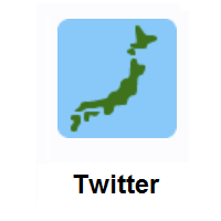 Map Of Japan on Twitter Twemoji