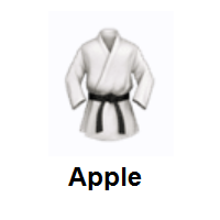 Martial Arts Uniform on Apple iOS