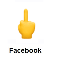 Middle Finger on Facebook