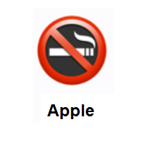 No Smoking on Apple iOS