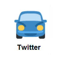 Oncoming Automobile on Twitter Twemoji