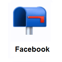Open Mailbox With Lowered Flag on Facebook