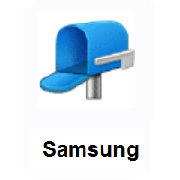 Open Mailbox With Lowered Flag on Samsung