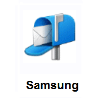 Open Mailbox With Raised Flag on Samsung