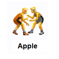 People Wrestling on Apple iOS