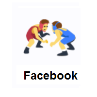 People Wrestling on Facebook