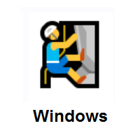 Person Climbing on Microsoft Windows