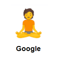 Person in Lotus Position on Google Android