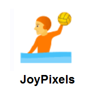 Person Playing Water Polo on JoyPixels