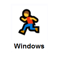 Run: Person Running on Microsoft Windows