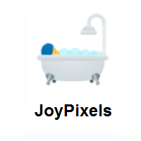 Person Taking Bath on JoyPixels