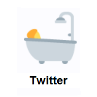 Person Taking Bath on Twitter Twemoji