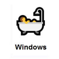 Person Taking Bath on Microsoft Windows