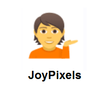 Person Tipping Hand on JoyPixels