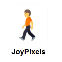 Pedestrian: Person Walking on JoyPixels