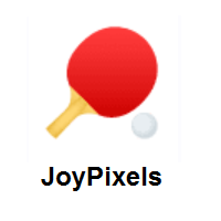 Ping Pong on JoyPixels