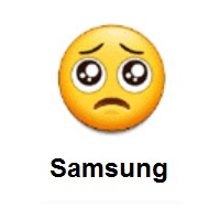 Pleading Face on Samsung