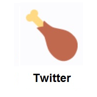 Poultry Leg on Twitter Twemoji