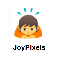 Person Bowing on JoyPixels