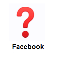 Question Mark on Facebook
