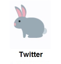 Rabbit on Twitter Twemoji