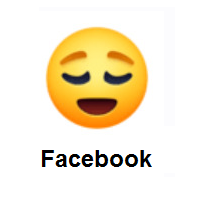 Relieved Face on Facebook
