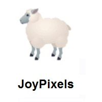 Sheep on JoyPixels