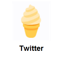 Soft Ice Cream on Twitter Twemoji