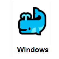 Spouting Whale on Microsoft Windows