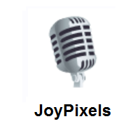 Studio Microphone on JoyPixels