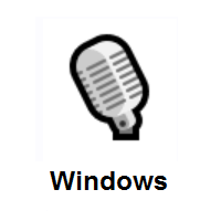 Studio Microphone on Microsoft Windows