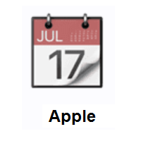 Tear-Off Calendar on Apple iOS