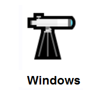 Telescope on Microsoft Windows