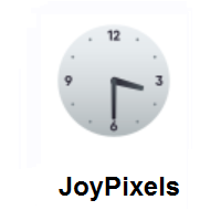 Three-Thirty on JoyPixels