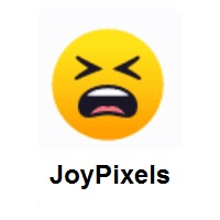 Tired Face on JoyPixels