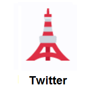 Tokyo Tower on Twitter Twemoji