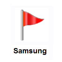 Triangular Flag on Samsung