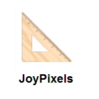 Triangular Ruler on JoyPixels