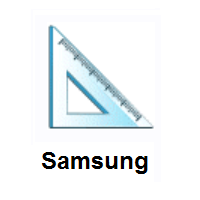 Triangular Ruler on Samsung