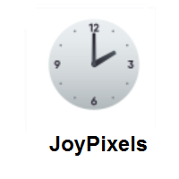 Two O’clock on JoyPixels