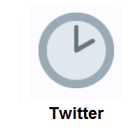 Two O’clock on Twitter Twemoji