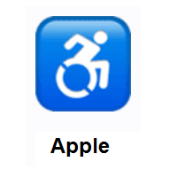 Wheelchair Symbol on Apple iOS