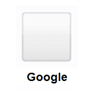White Large Square on Google Android